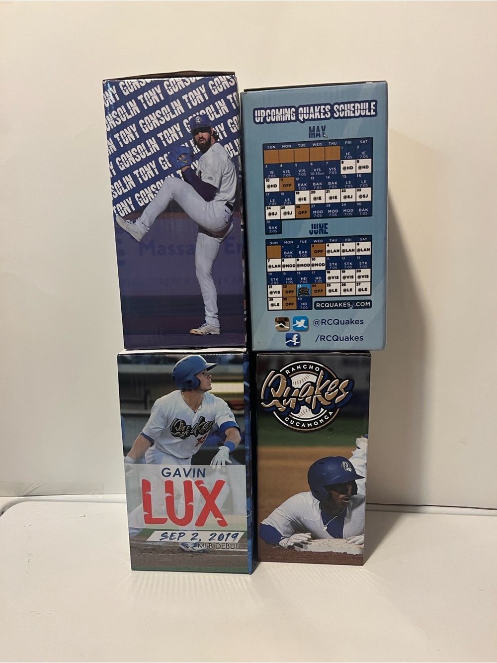 Bobblehead bundle Dodgers Quakes